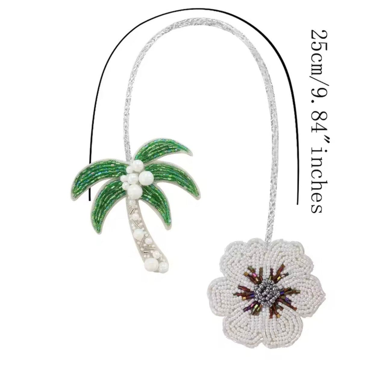 LUONNI Luxury Rhinestone Beaded Bag Charms 10