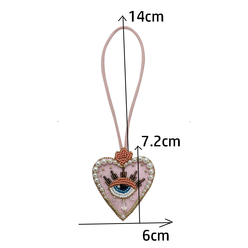 Rhinestone Beaded Bag Charm