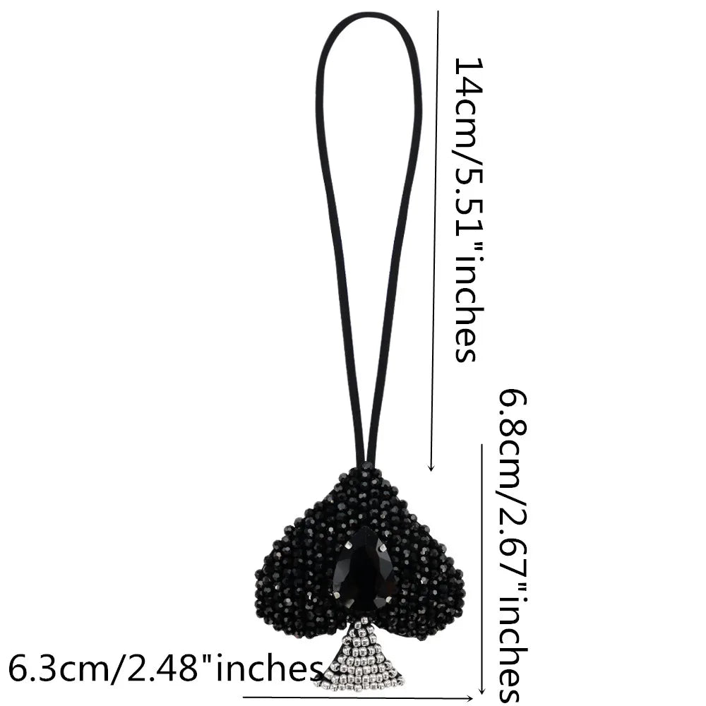 Rhinestone Beaded Bag Charm