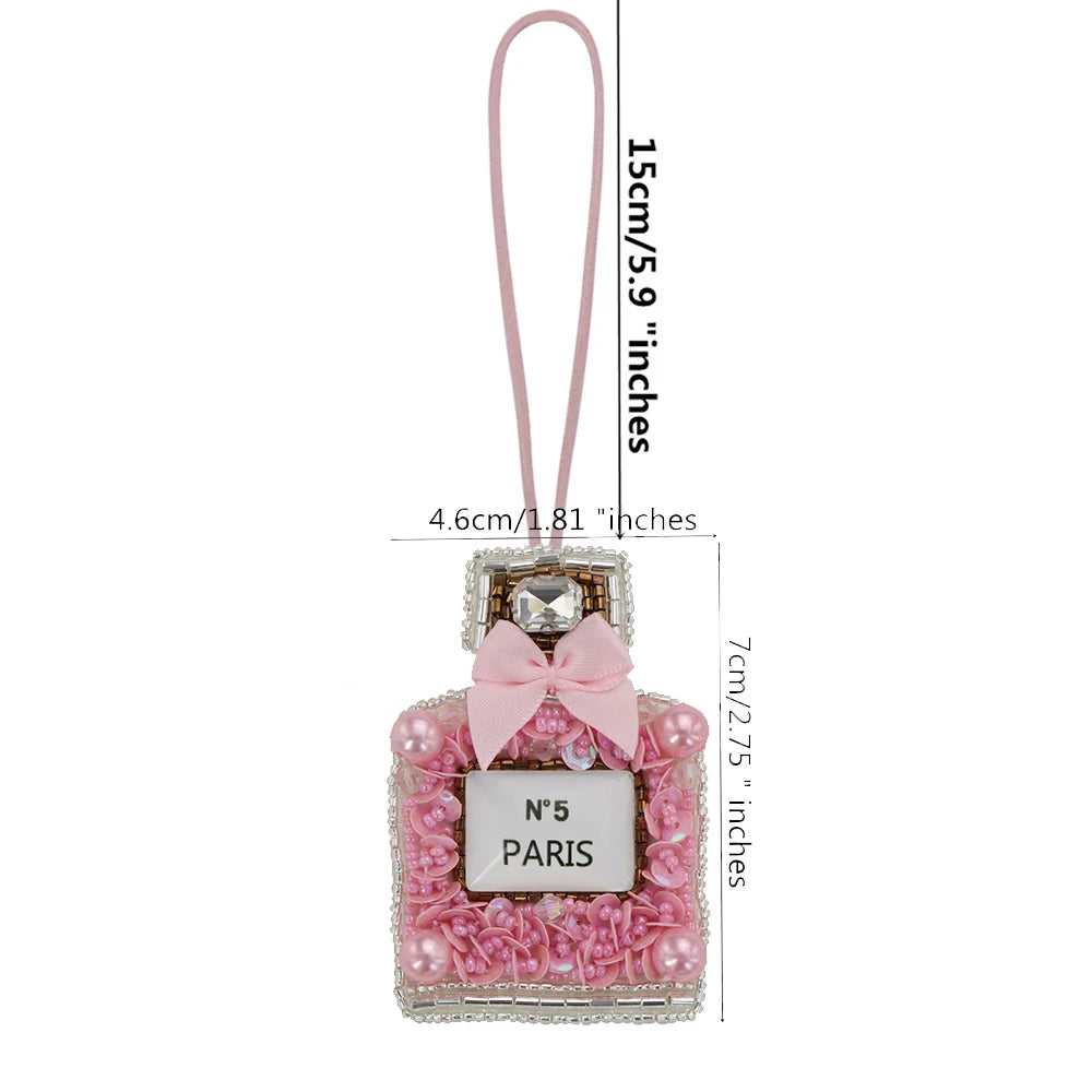 Rhinestone Beaded Bag Charm