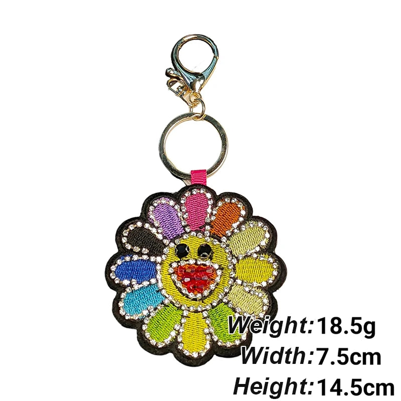Rhinestone Beaded Key Chains