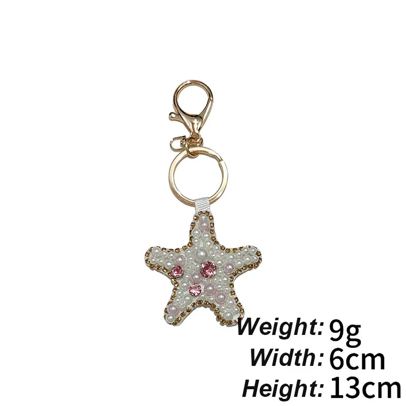 Rhinestone Beaded Key Chains