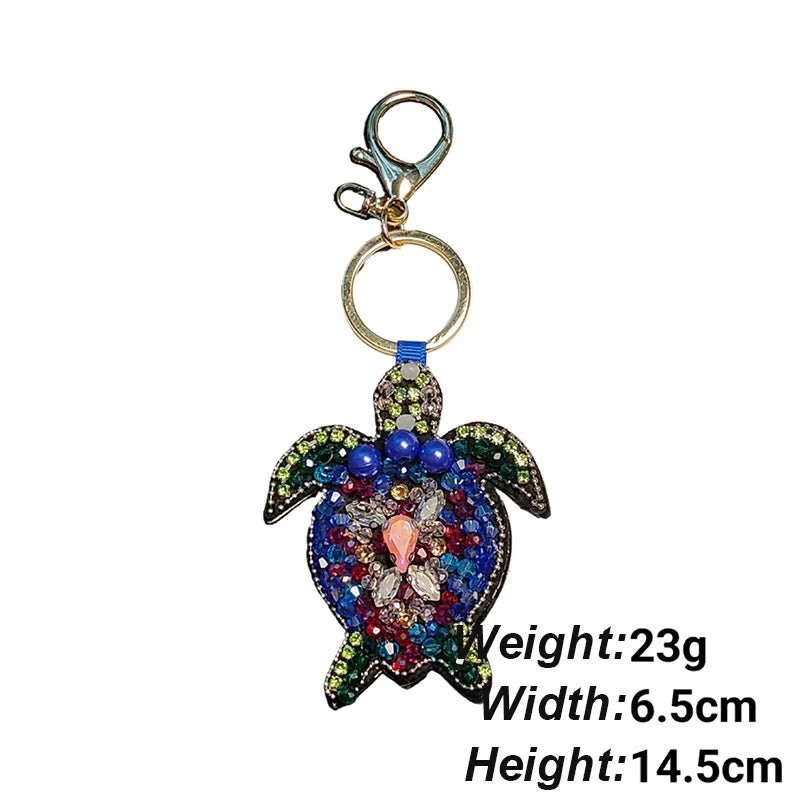 Rhinestone Beaded Key Chains