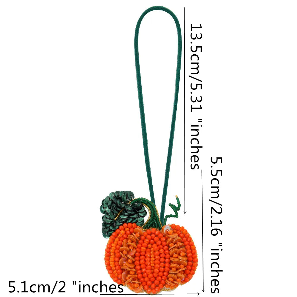 Rhinestone Beaded Bag Charm