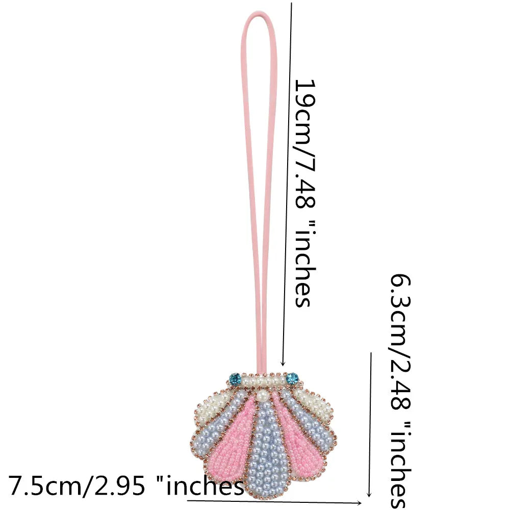 Rhinestone Beaded Bag Charm