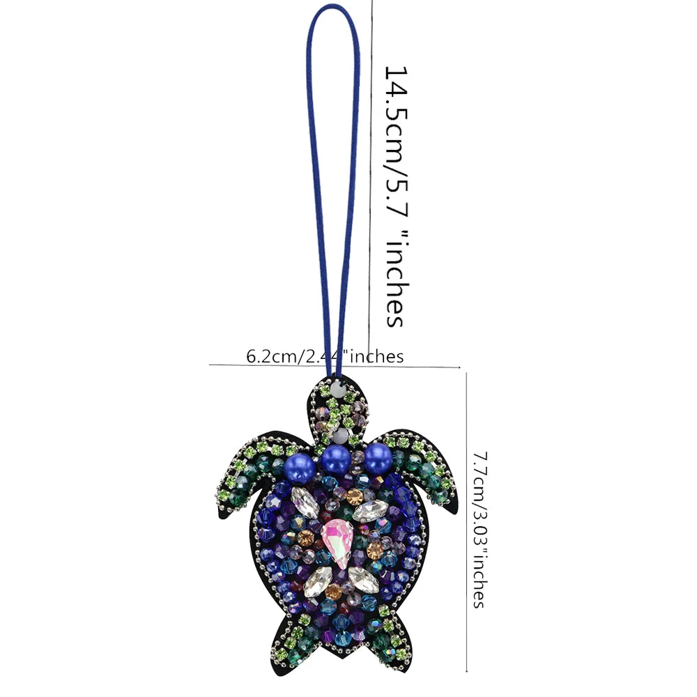 Rhinestone Beaded Bag Charm