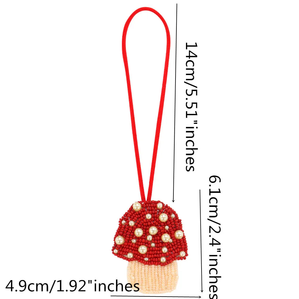 Rhinestone Beaded Bag Charm