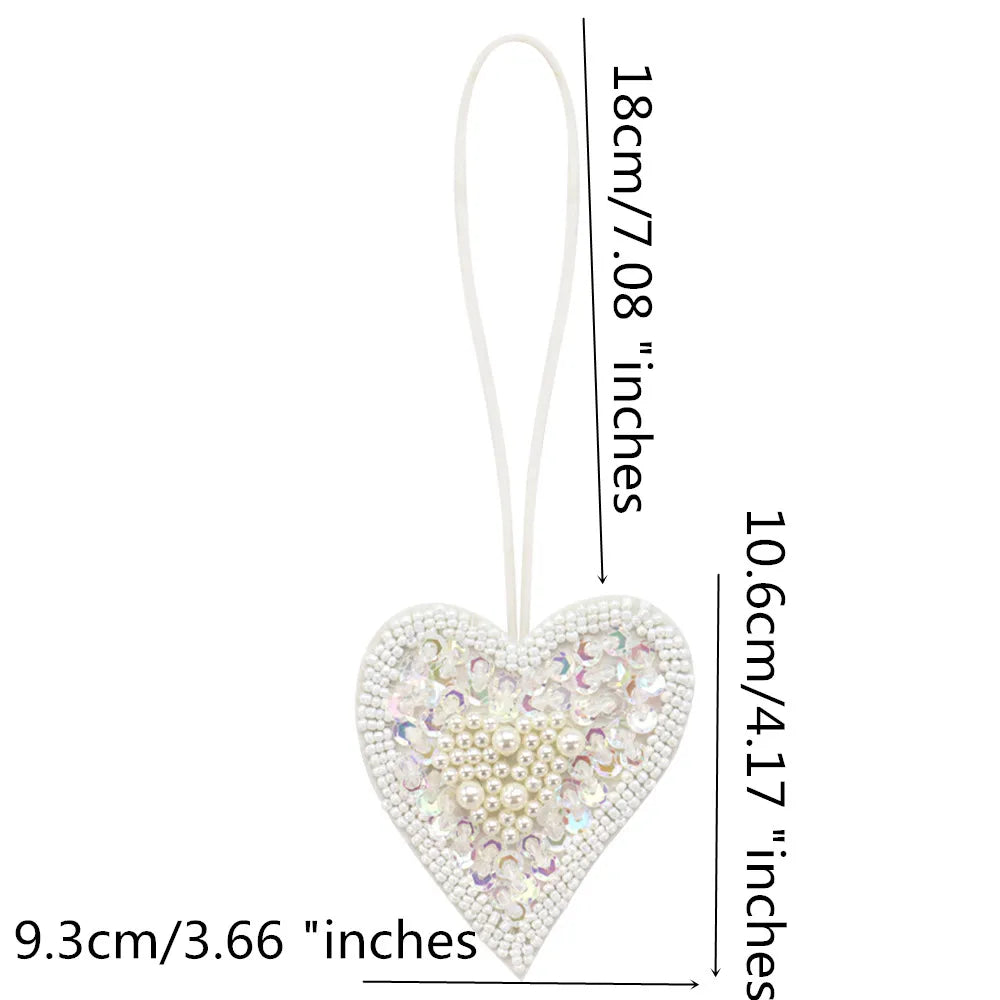 Rhinestone Beaded Bag Charm