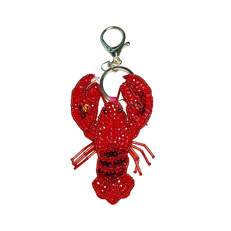Rhinestone Beaded Key Chains
