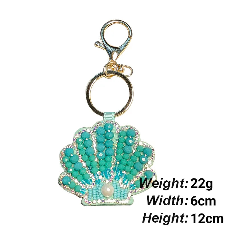 Rhinestone Beaded Key Chains