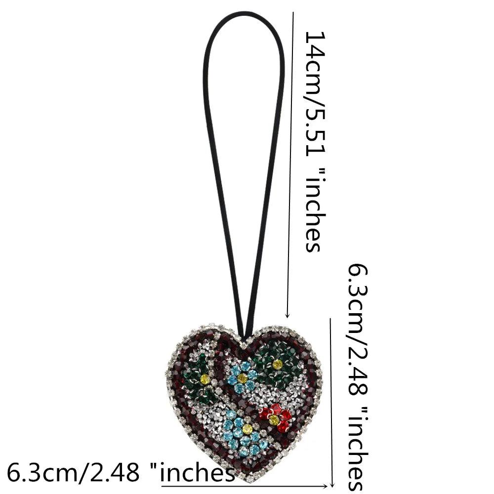 Rhinestone Beaded Bag Charm