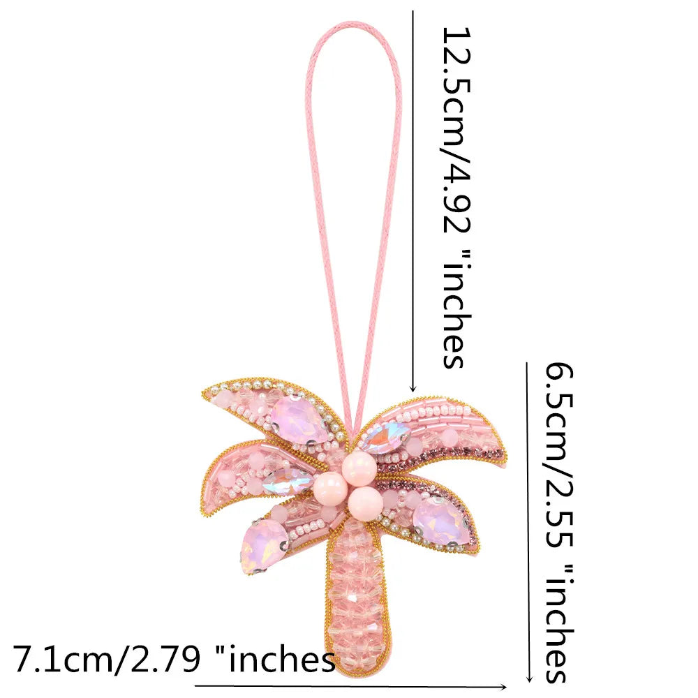 LUONNI Rhinestone Beaded Bag Charms 11