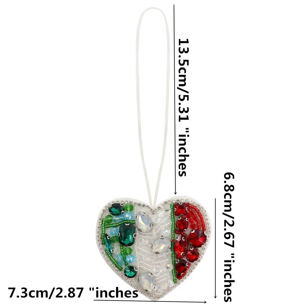 Rhinestone Beaded Bag Charm