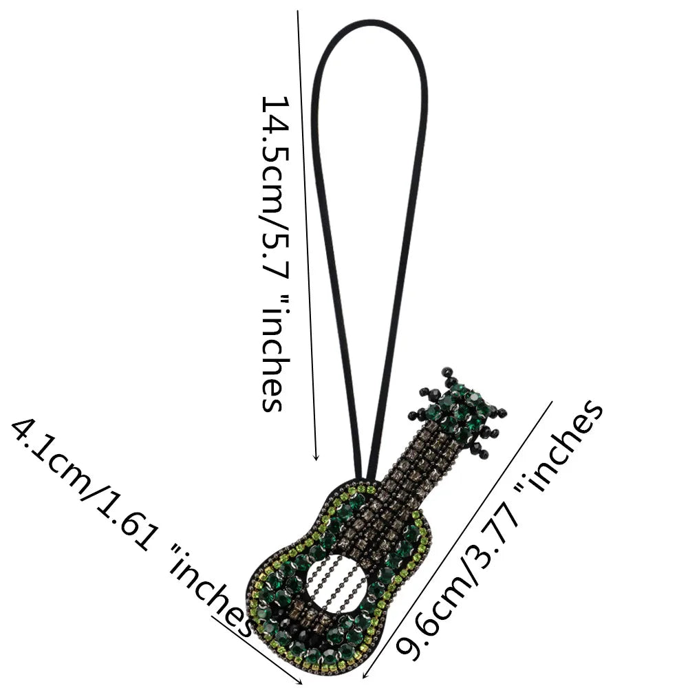 Rhinestone Beaded Bag Charm