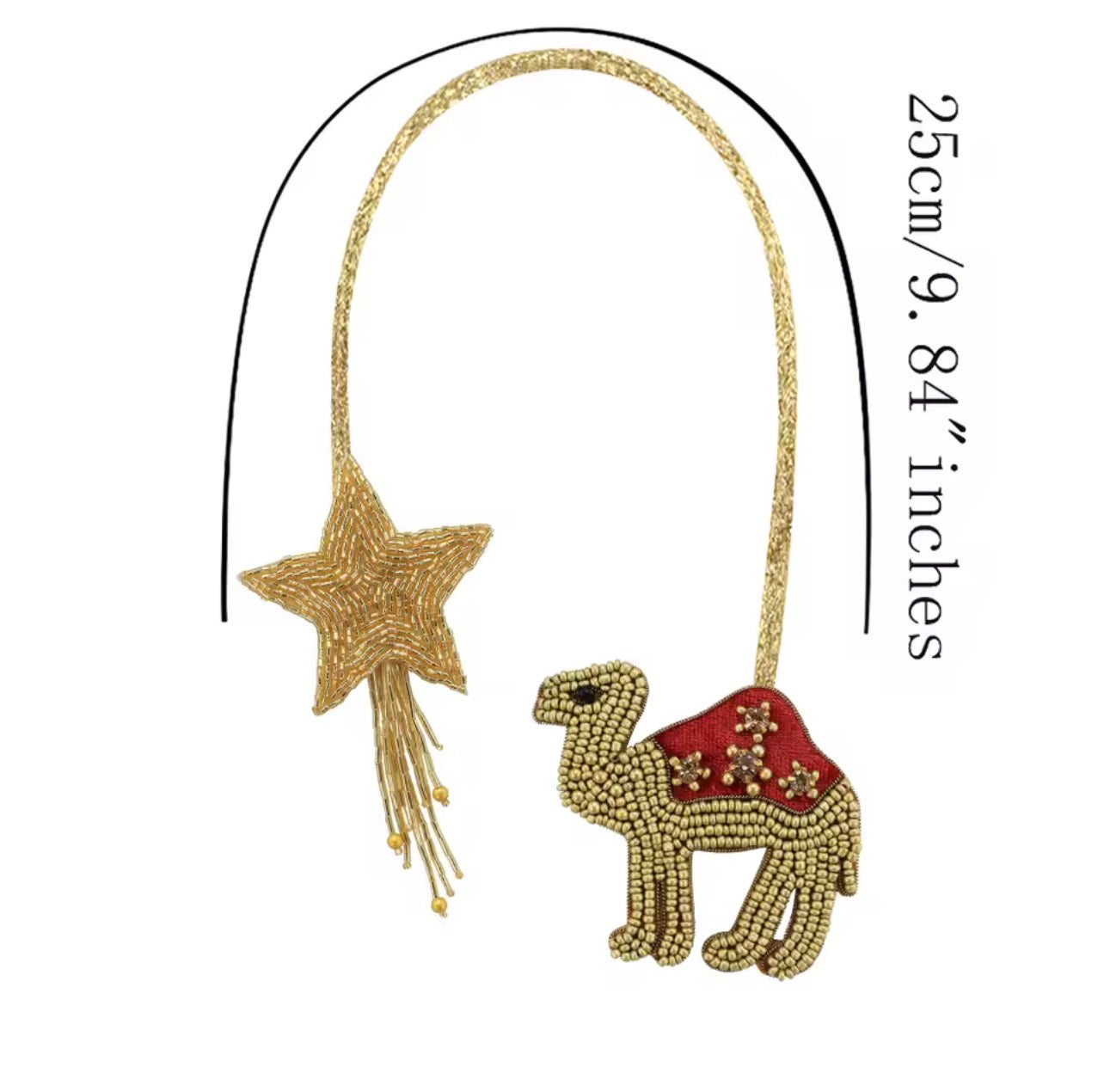 LUONNI Luxury Rhinestone Beaded Bag Charms 10