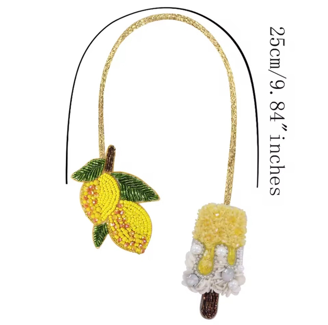 LUONNI Luxury Rhinestone Beaded Bag Charms 10