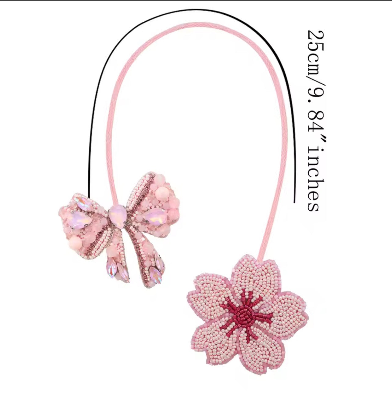 LUONNI Luxury Rhinestone Beaded Bag Charms 10