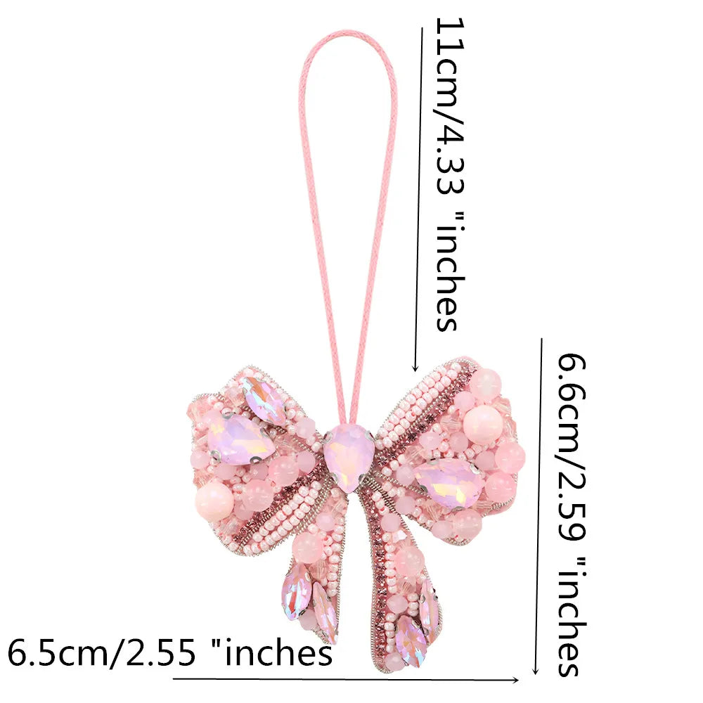LUONNI Rhinestone Beaded Bag Charms 11
