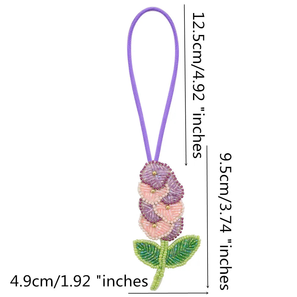 LUONNI Rhinestone Beaded Bag Charms 7