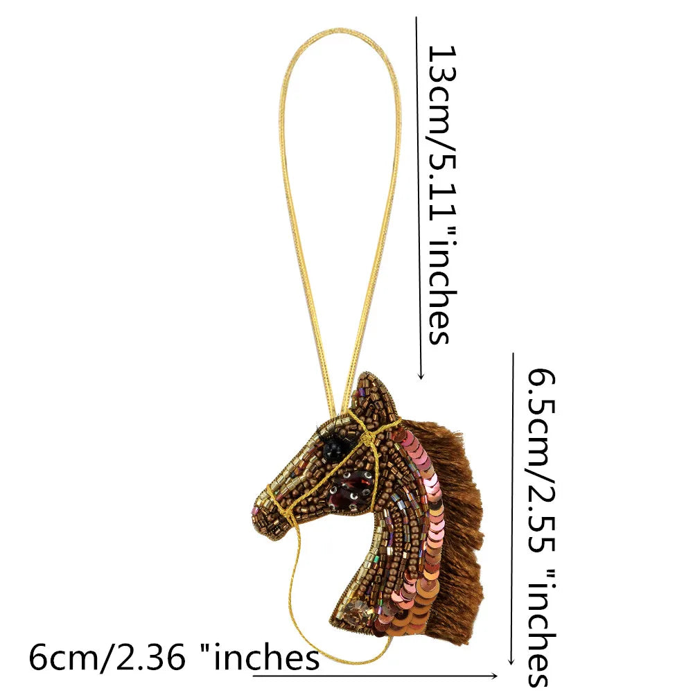 LUONNI Rhinestone Beaded Bag Charms 1