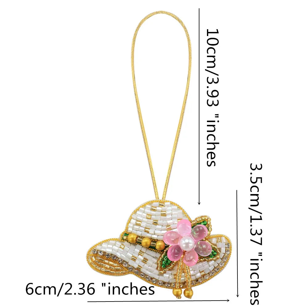 LUONNI Rhinestone Beaded Bag Charms 11