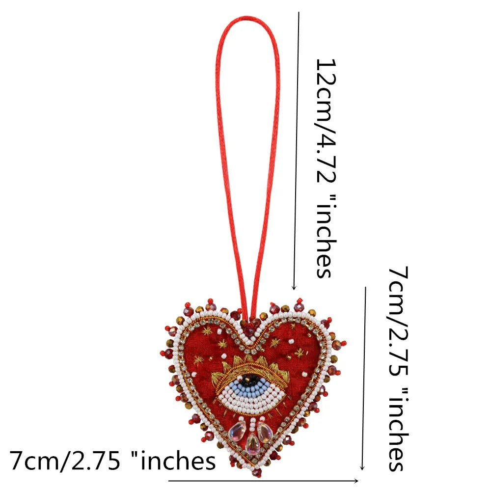LUONNI Rhinestone Beaded Bag Charms 11