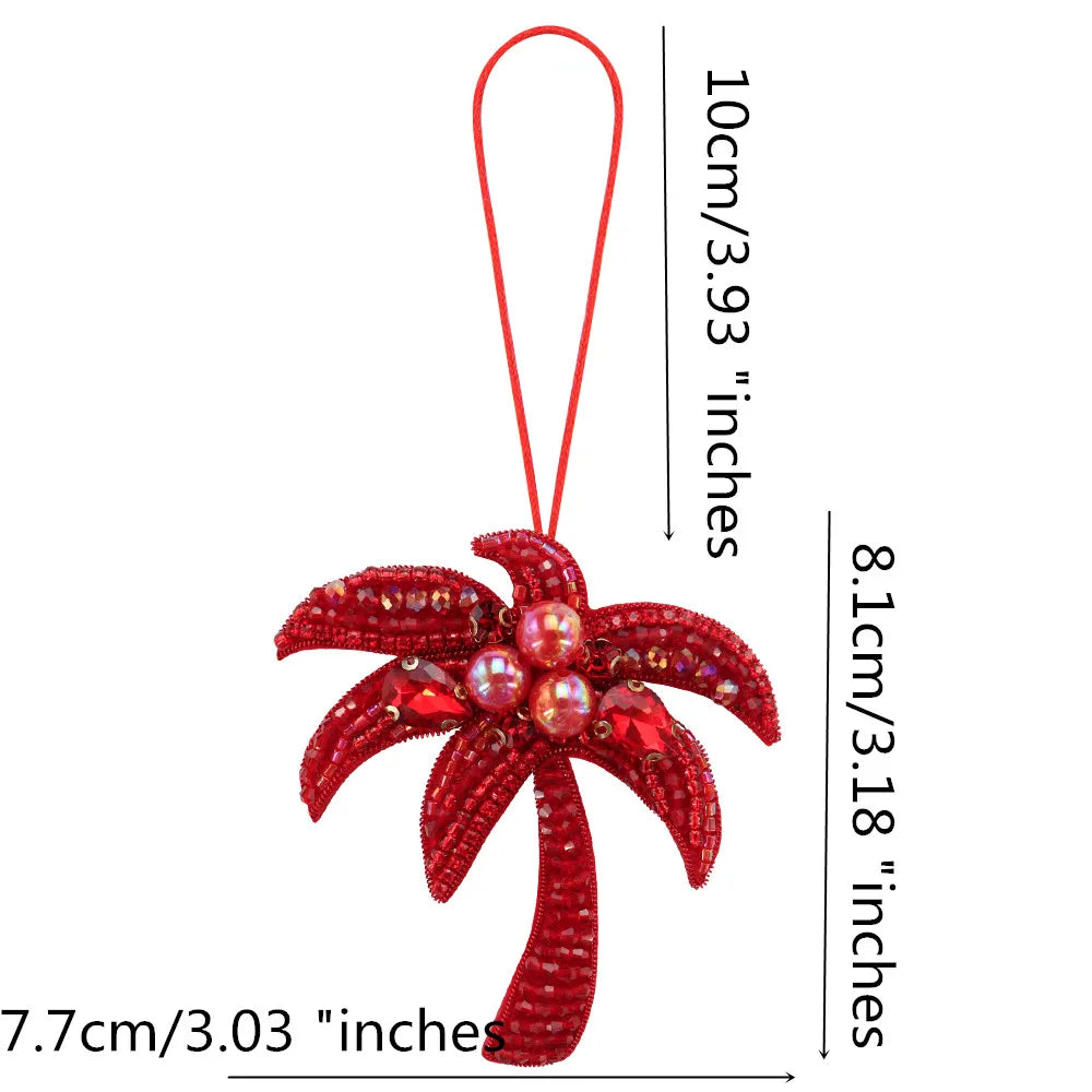 LUONNI Rhinestone Beaded Bag Charms 11