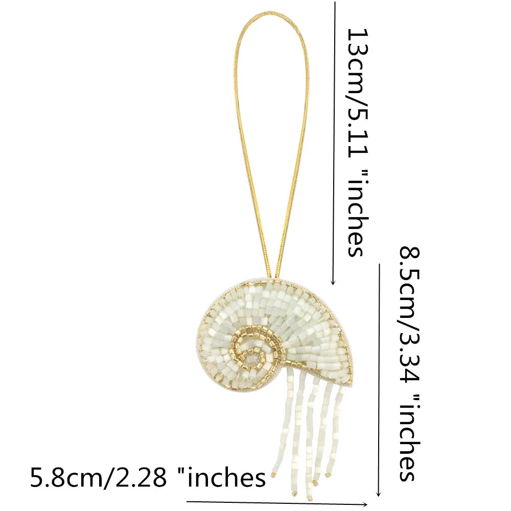 LUONNI Rhinestone Beaded Bag Charms 7