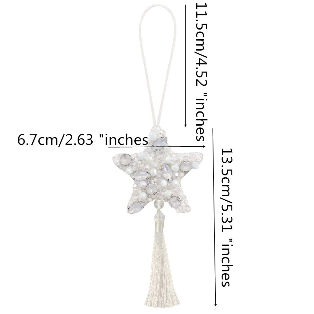 LUONNI Rhinestone Beaded Bag Charms 11