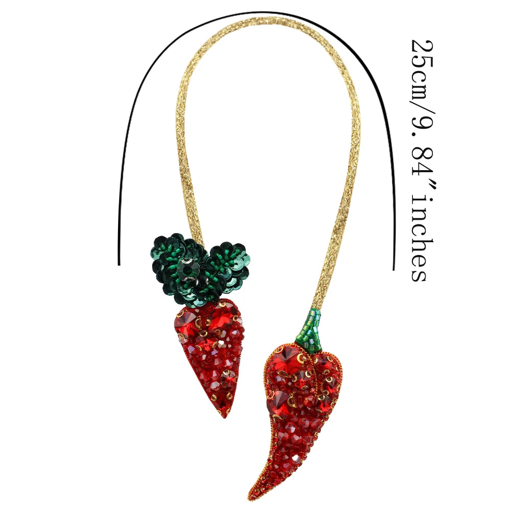 LUONNI Luxury Rhinestone Beaded Bag Charms 10