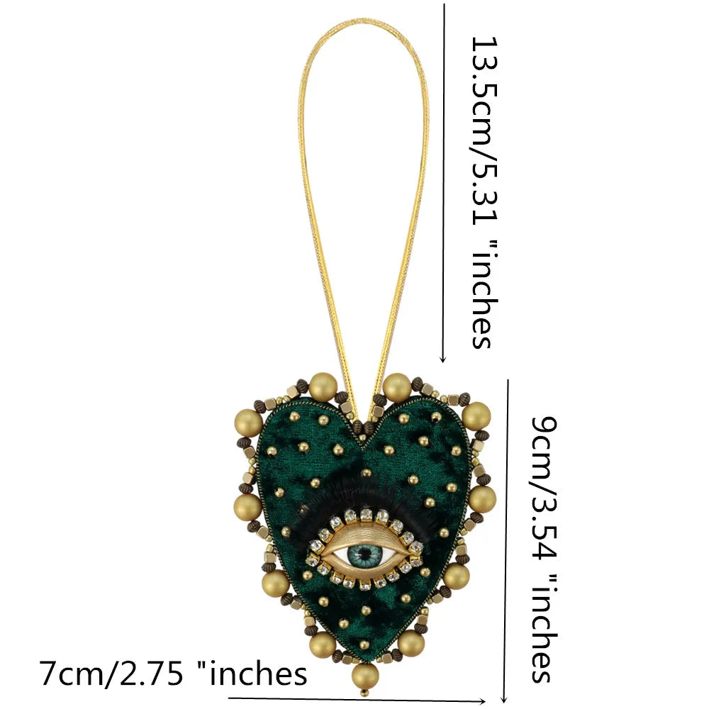 LUONNI Rhinestone Beaded Bag Charms 11