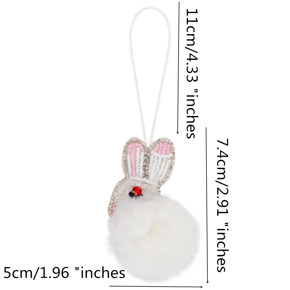 LUONNI Rhinestone Beaded Bag Charms 7