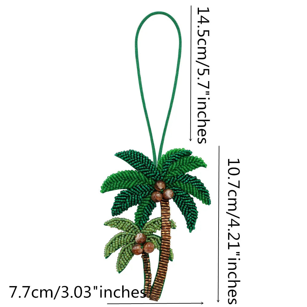 LUONNI Rhinestone Beaded Bag Charms 7