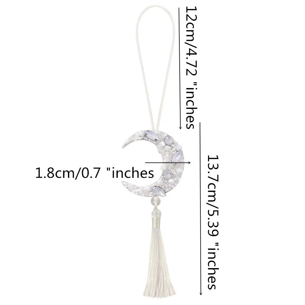 LUONNI Rhinestone Beaded Bag Charms 11