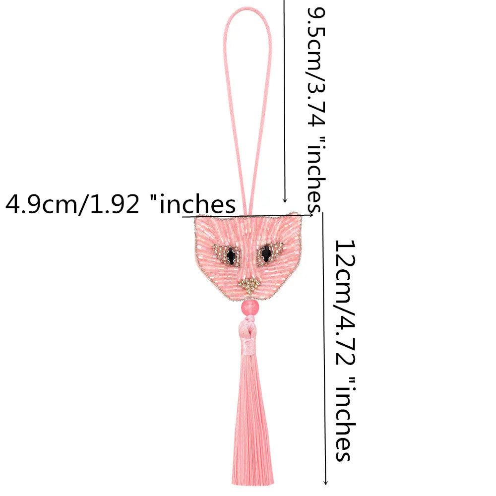 LUONNI Rhinestone Beaded Bag Charms 1