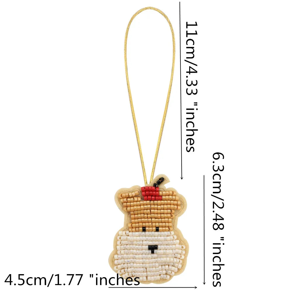 LUONNI Rhinestone Beaded Bag Charms 7