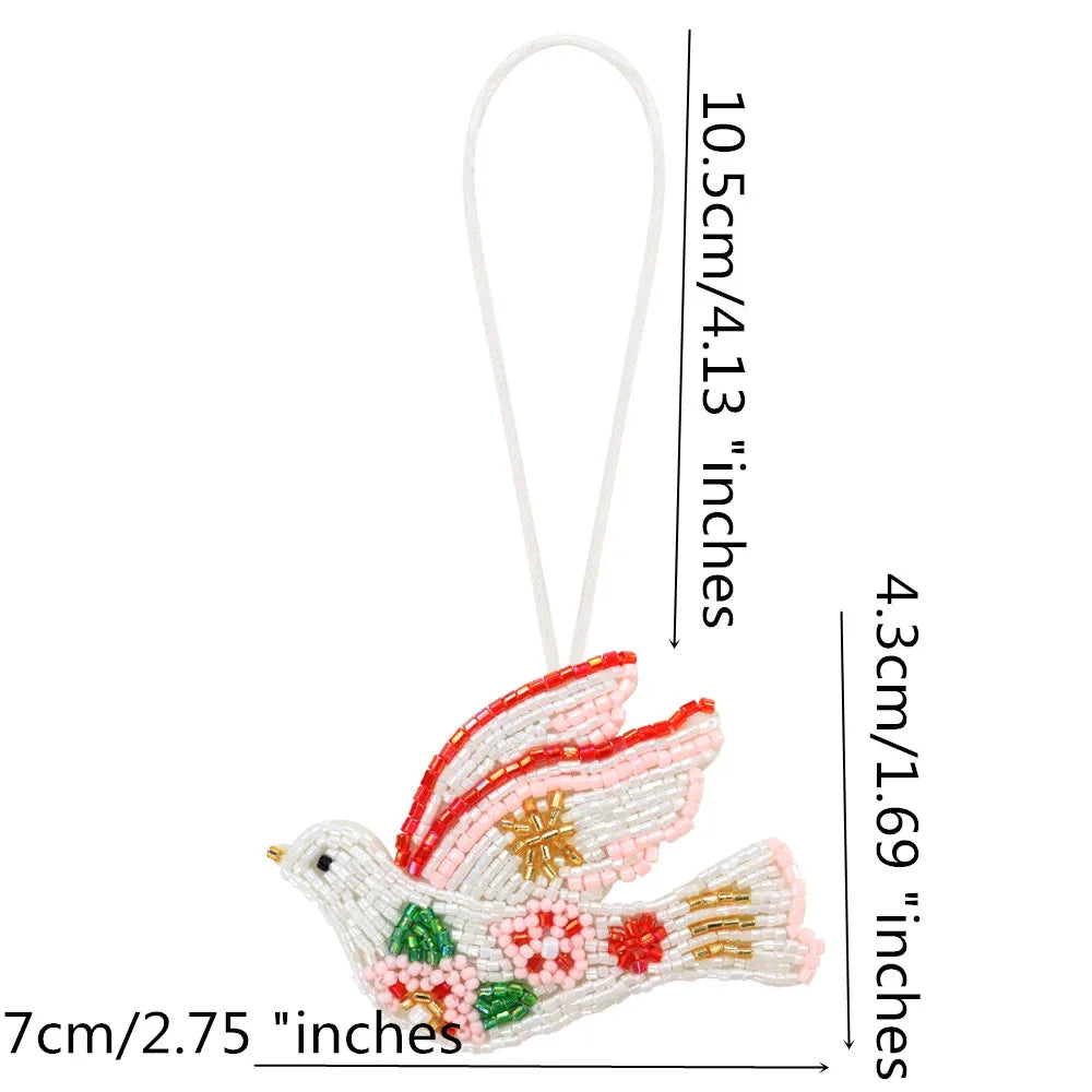 LUONNI Rhinestone Beaded Bag Charms 7