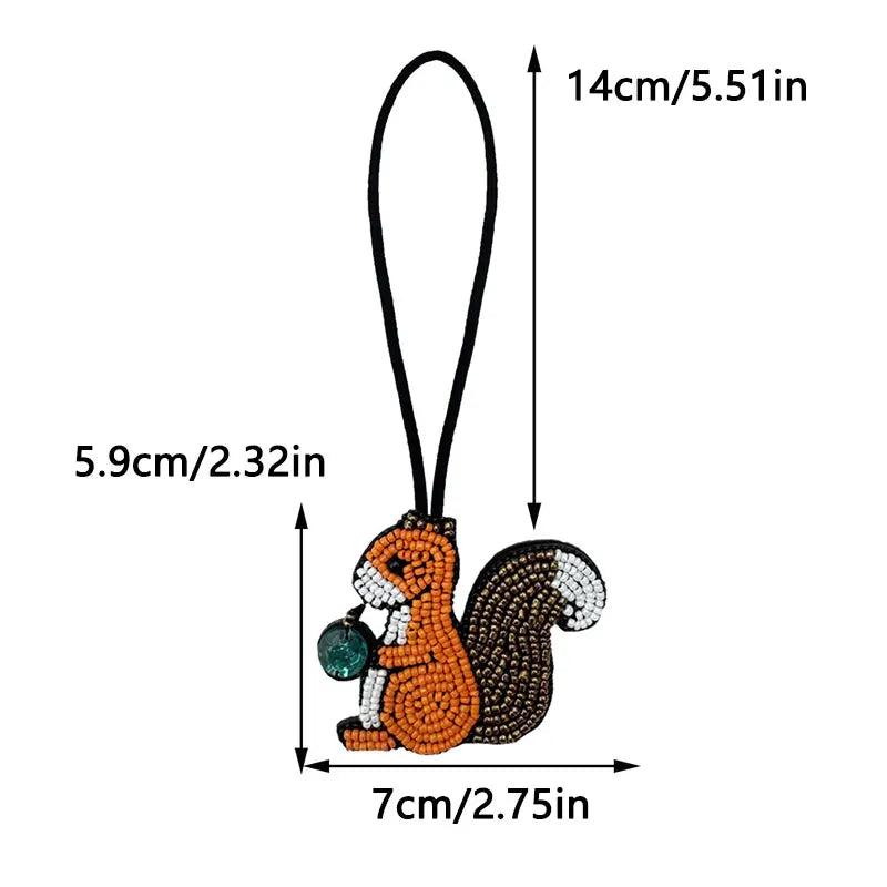 LUONNI Animals Beaded Bag Charms 5