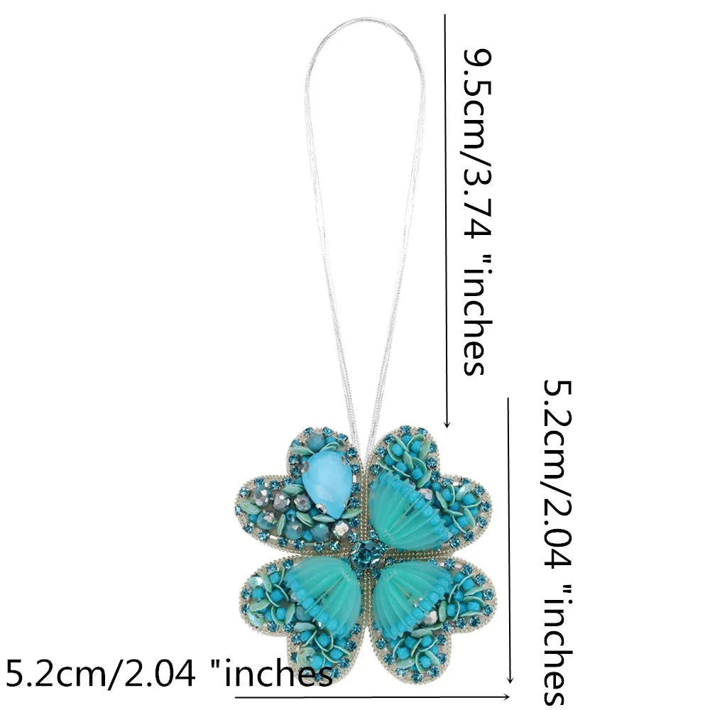 LUONNI Rhinestone Beaded Bag Charms 7