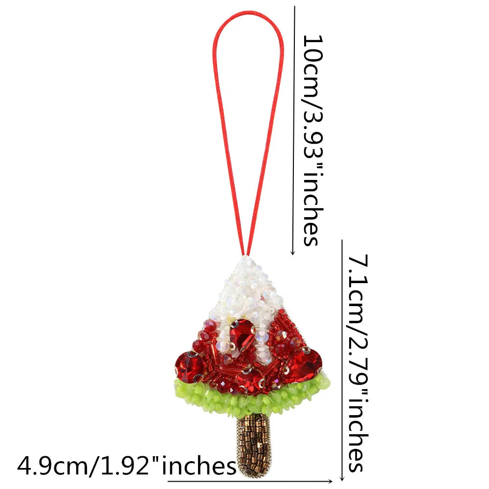 LUONNI Rhinestone Beaded Bag Charms 7