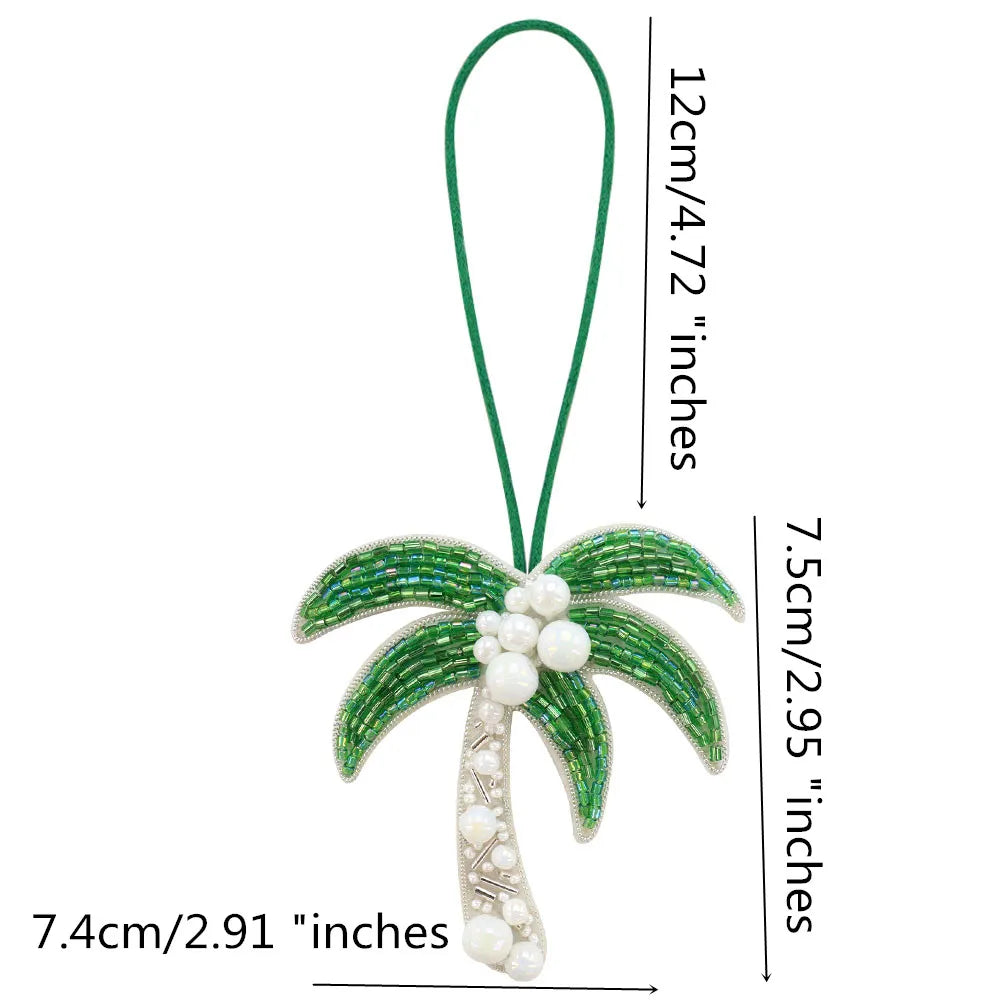 LUONNI Rhinestone Beaded Bag Charms 11