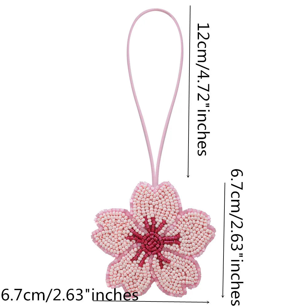 LUONNI Rhinestone Beaded Bag Charms 7