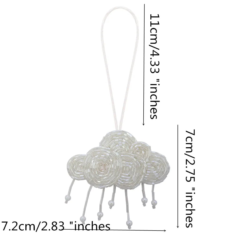 LUONNI Rhinestone Beaded Bag Charms 11