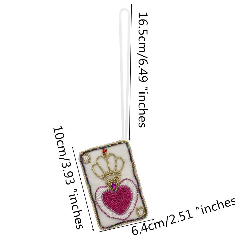 LUONNI Rhinestone Beaded Bag Charms 2