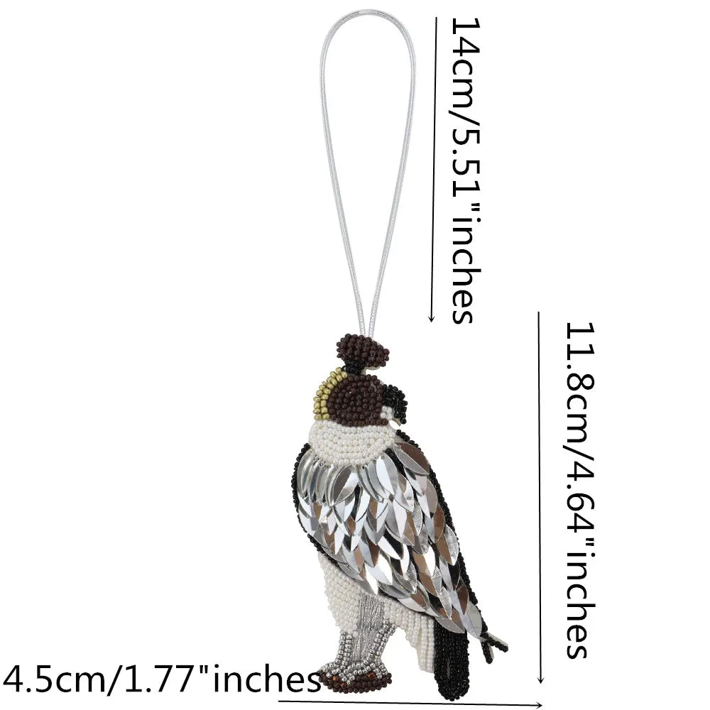 LUONNI Rhinestone Beaded Bag Charms 7