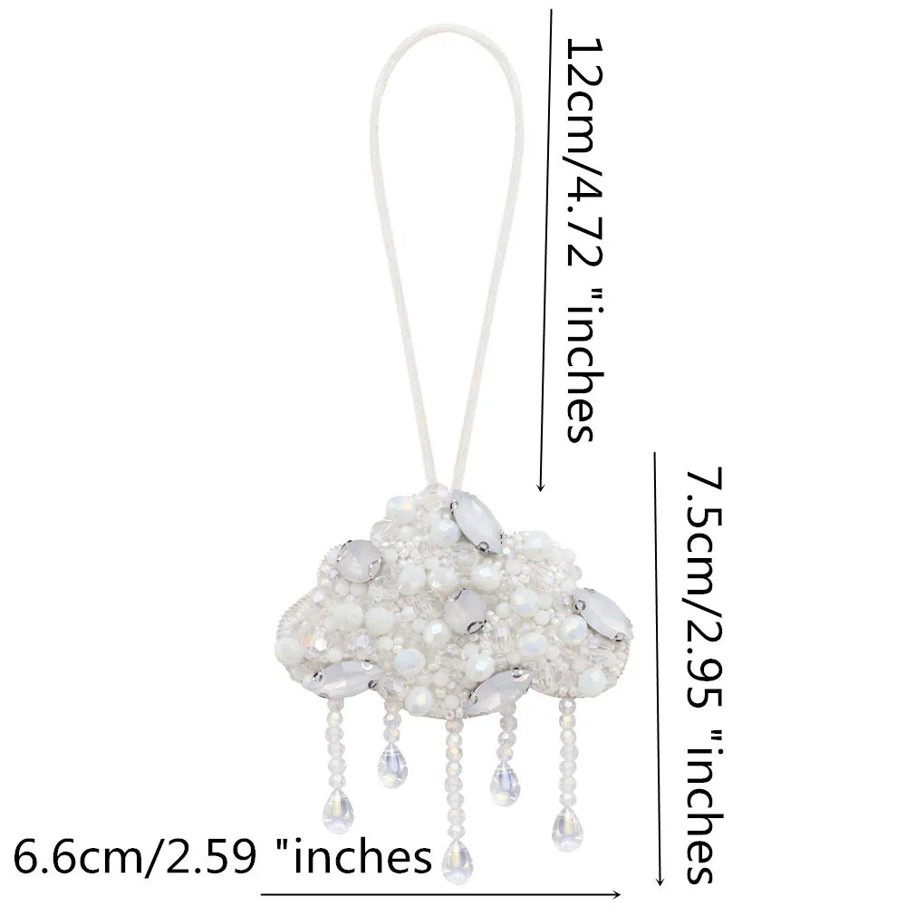 LUONNI Rhinestone Beaded Bag Charms 11