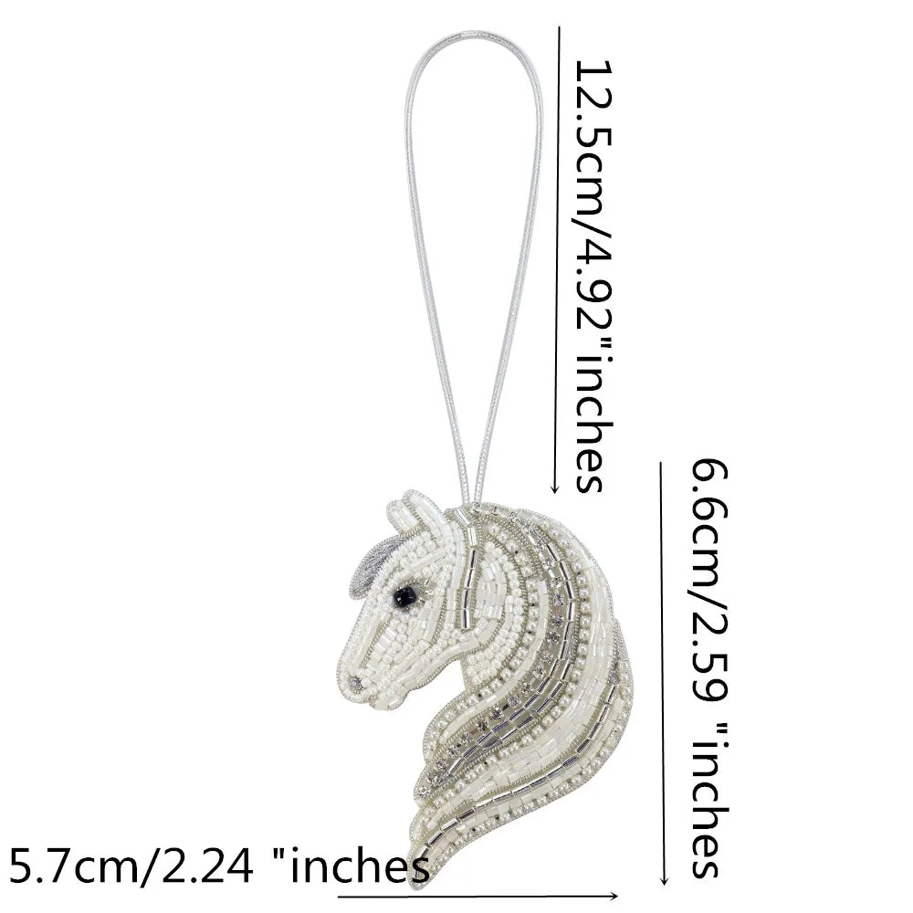 LUONNI Rhinestone Beaded Bag Charms 1