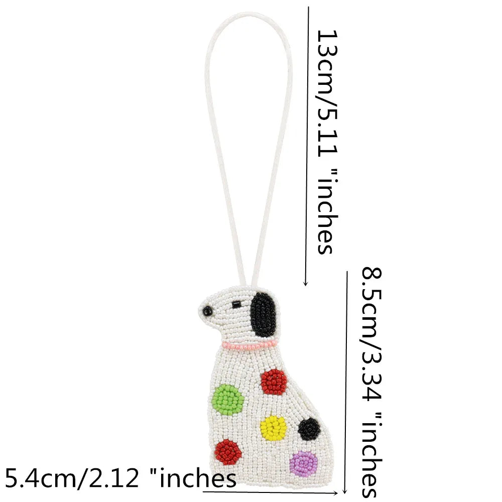 LUONNI Rhinestone Beaded Bag Charms 7