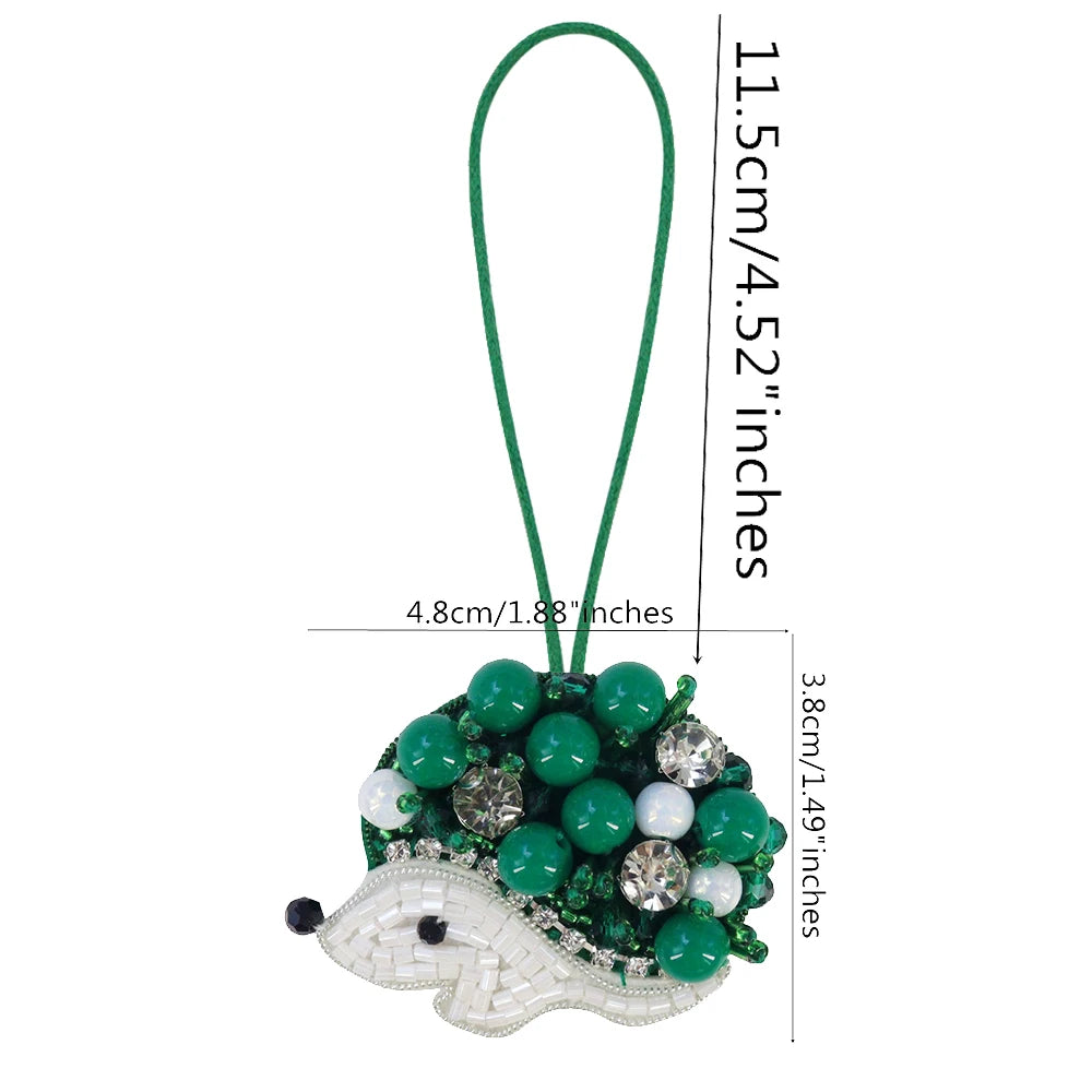 LUONNI Rhinestone Beaded Mini Bag Charms 1