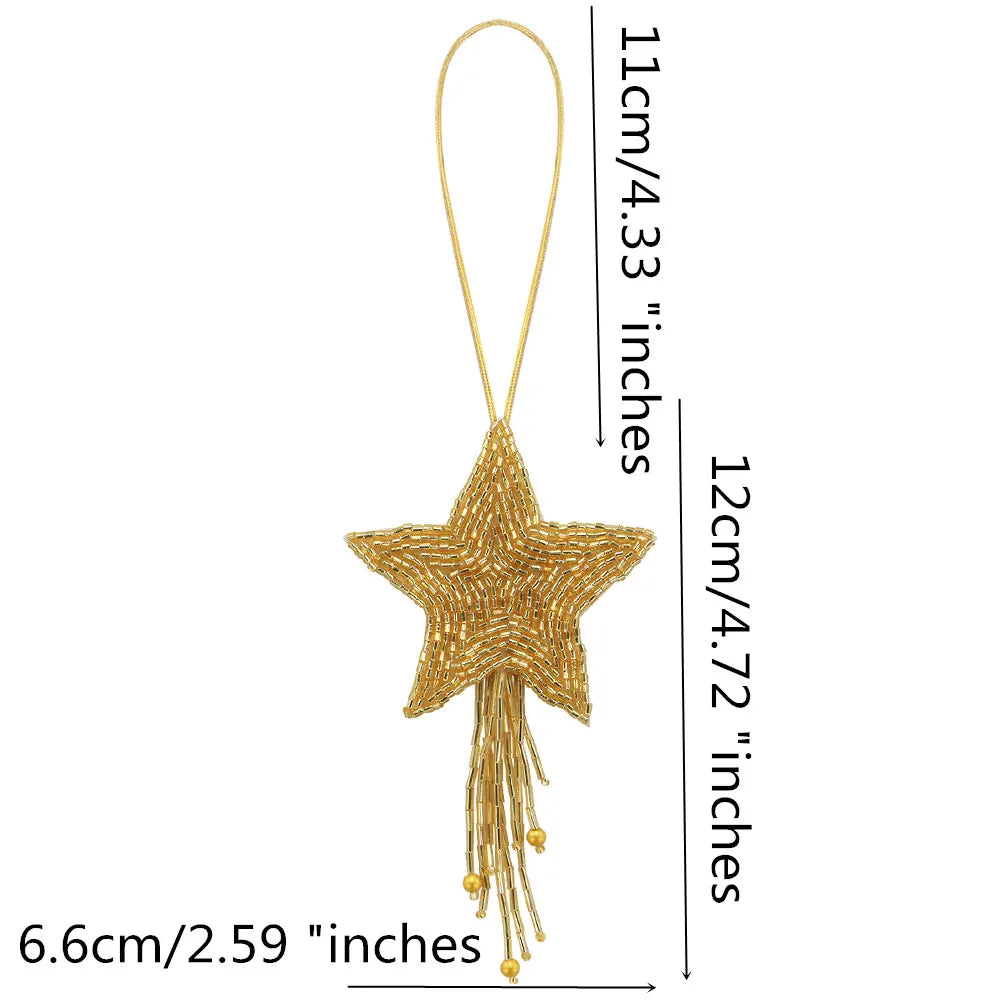 LUONNI Rhinestone Beaded Bag Charms 11